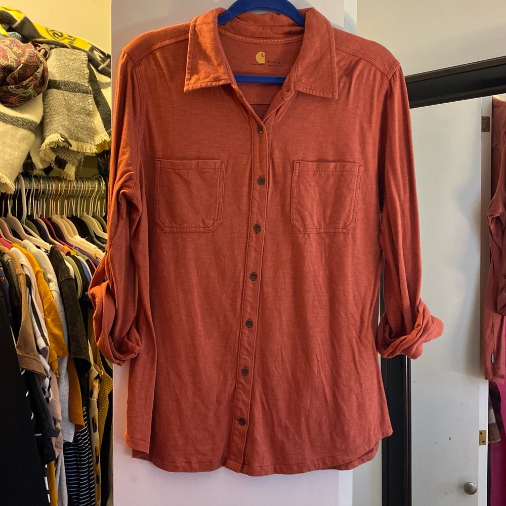 Carhartt button down shirt.